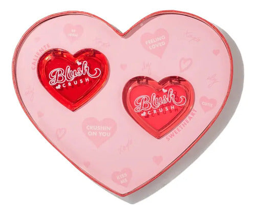 Rubor En Crema Set Dúo Italia Deluxe Labios Y Mejilla Tono Del Maquillaje Blush Crush