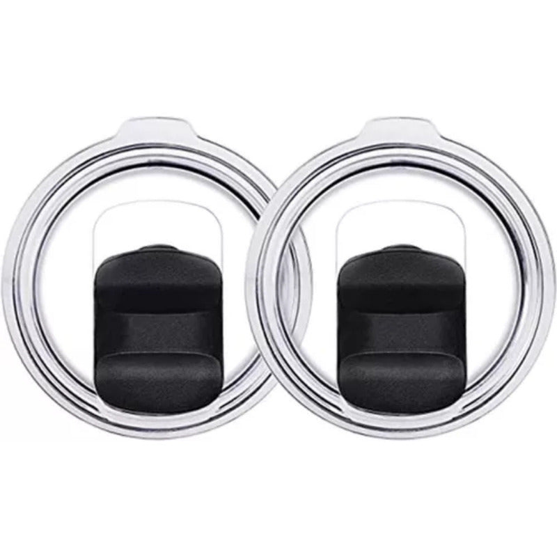 2pz Tapa Vaso Magnetica Magslider Tapa Con Iman Para 20 Oz Negro
