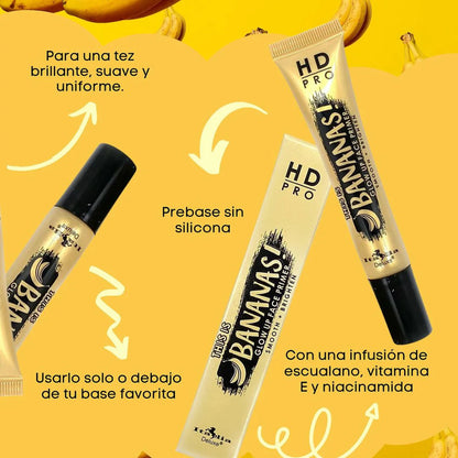 Italia Deluxe Primer Hd Pro Bananas Glow Up Hidratante Dorado